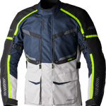 RST Maverick Evo CE Textile Jacket - Navy/Silver - S