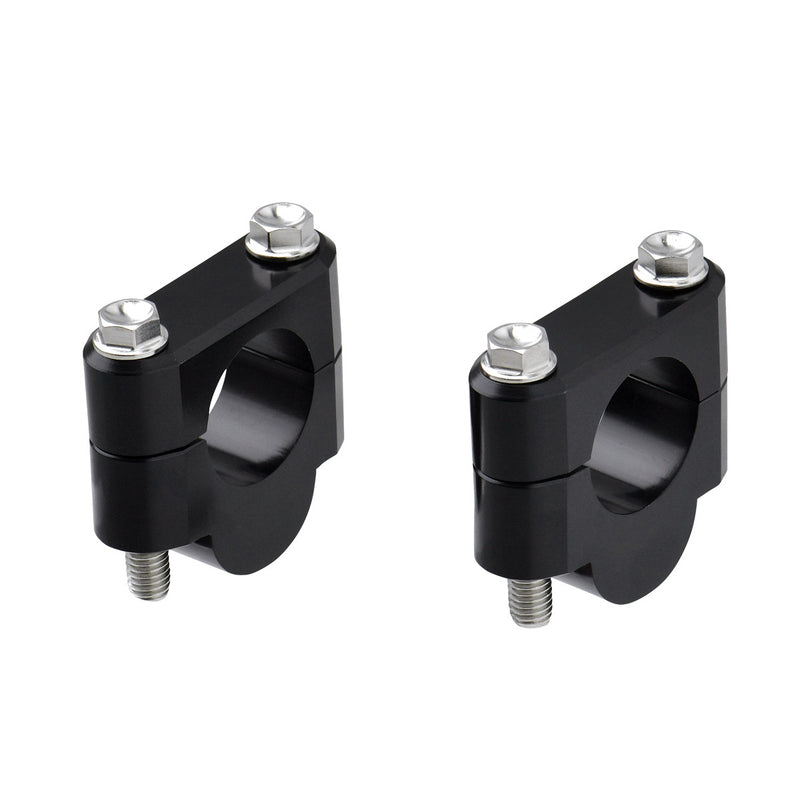 1 1/8" Handlebar Risers 19mm Black