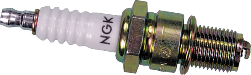 Spark plug with NGK Cr9E branding on a white background