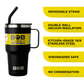 BOBs 30Oz Heavy Duty Double Wall Vacuum Insulated Tumbler with Straw and Handle