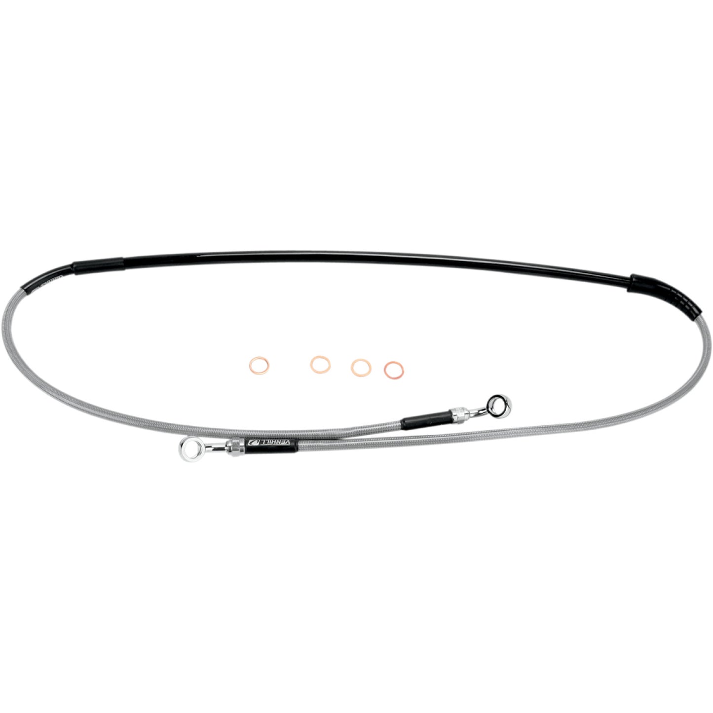Moose Racing Brake Line - Front - Stainless Steel - Kawasaki/Suzuki K02-1-046/P