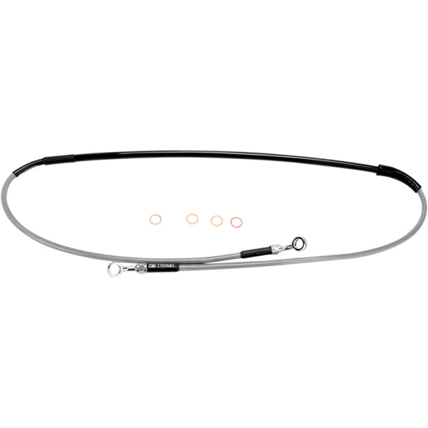 Moose Racing Brake Line - Front - Stainless Steel - Kawasaki/Suzuki K02-1-046/P