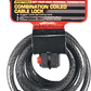 TRIMAX Combo and Cable Locks - 72" TNRC126