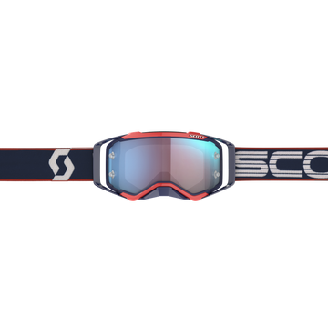 Prospect Goggle Retro Blue/Red Blue Chrome Works Lens