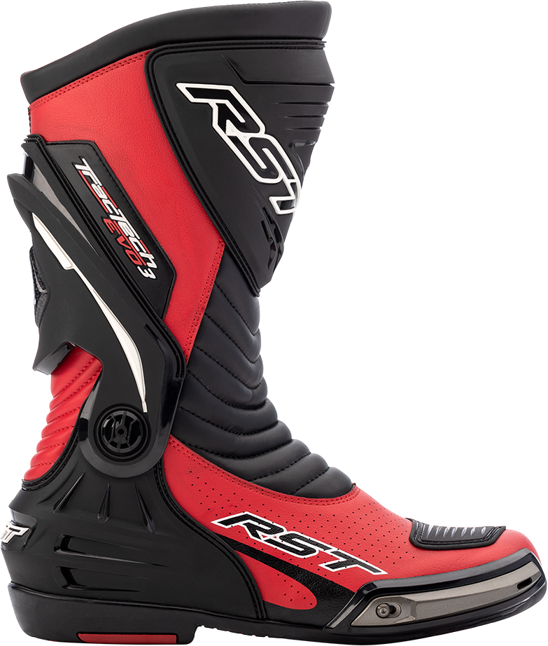 RST Tractech Evo III Sport CE Boot - Red/Black - US 13