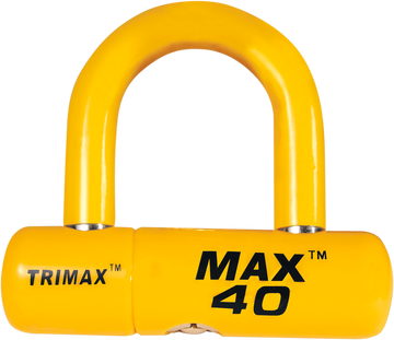 TRIMAX Max 40 U-Lock - Disc/Cables - Yellow MAX40YL