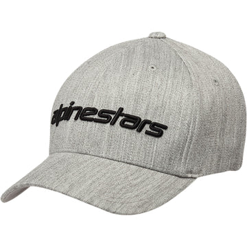 ALPINESTARS Linear Hat - Heather Gray/Black - Large/XL 1230810051126LX