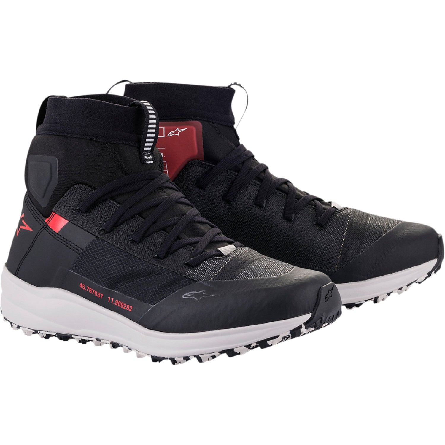 ALPINESTARS Speedforce Shoes - Black/White/Red - US 13.5 2654321-123-135