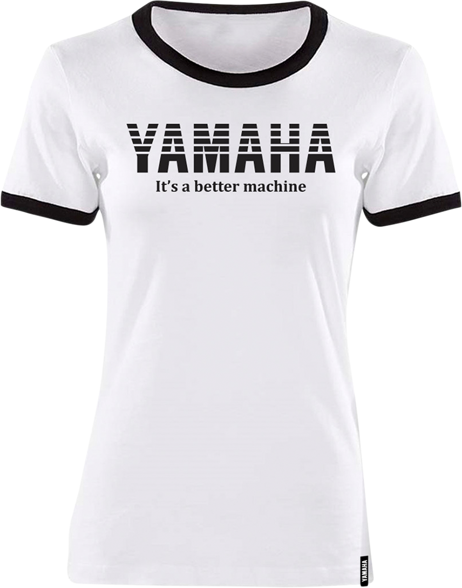 Yamaha Apparel Women's Yamaha Vintage T-Shirt - White/Black - 2XL NP21S-L1793-2X