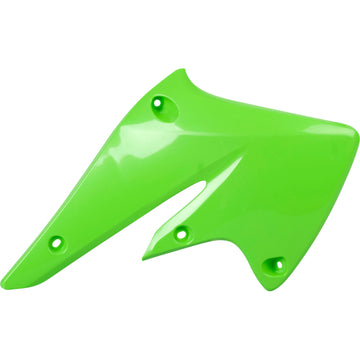 POLISPORT Radiator Cover - OEM Green - KX 250F 8410500007 by Polisport