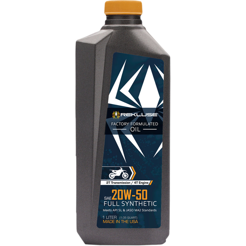 Rekluse 2T Trans/4T Engine Oil - 20W-50 RMS-1099002