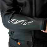 RST S1 D3O Leather CE Jacket - Black/White - 5XL