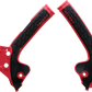 ACERBIS X-Grip Frame Guards - Red/Black - Gas Gas | Husqvarna | KTM 2686041018