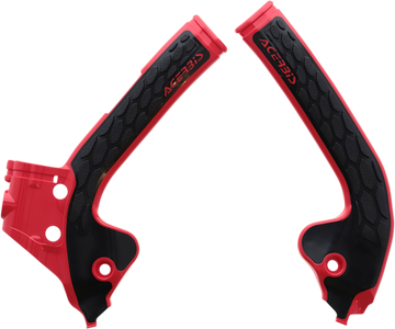 ACERBIS X-Grip Frame Guards - Red/Black - Gas Gas | Husqvarna | KTM 2686041018