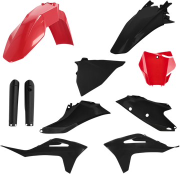 ACERBIS Full Replacement Body Kit - Red/Black 2872791018