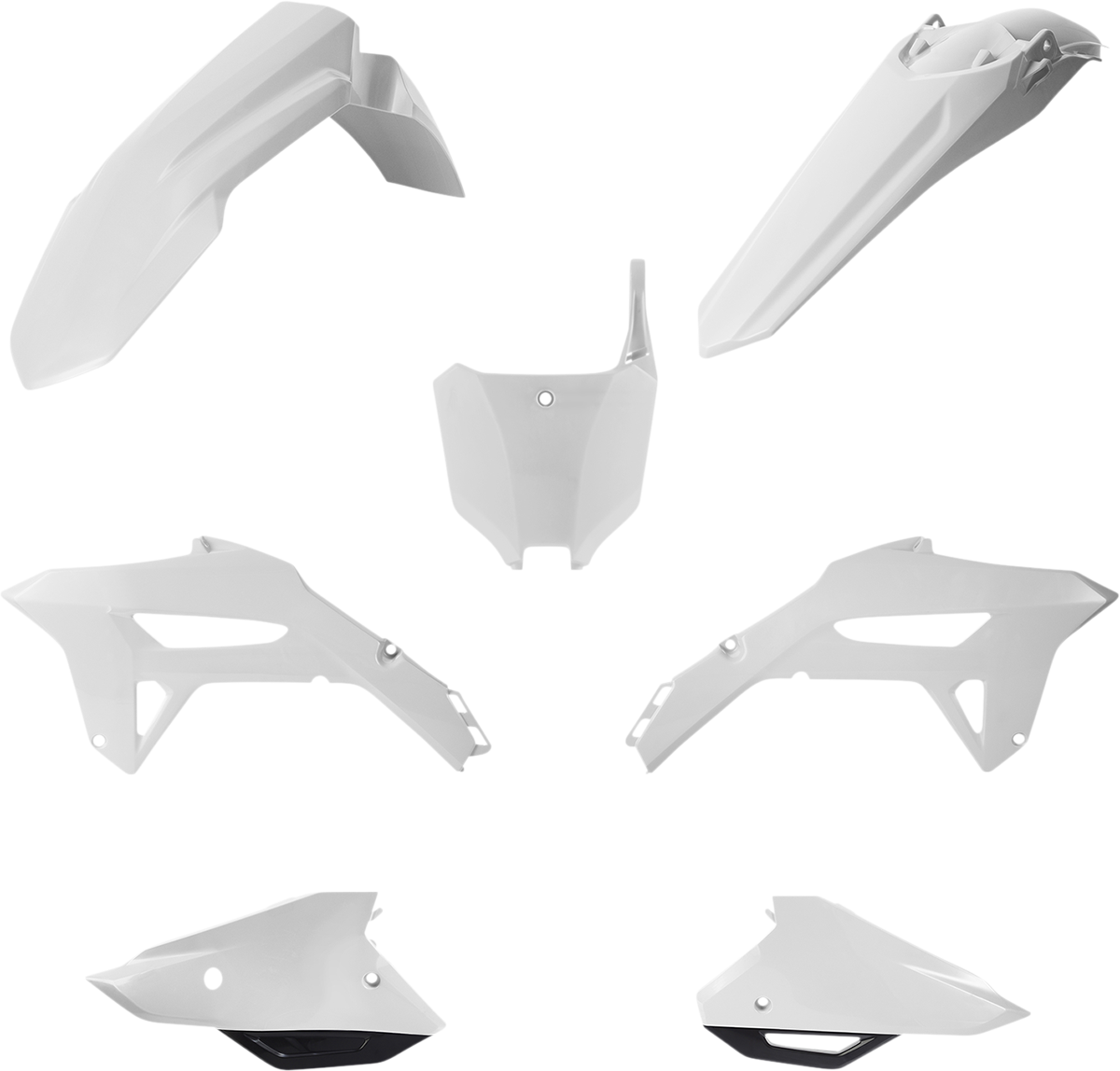 CYCRA 5 Piece Replica Body Kit - Black/White - CRF 250R/450R 1CYC-9431-237