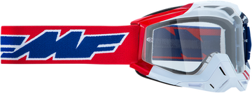 FMF PowerBomb Goggles - US of A - Clear F-50036-00006