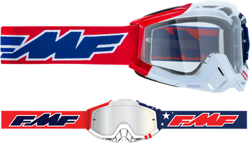 FMF PowerBomb Goggles - US of A - Clear F-50036-00006