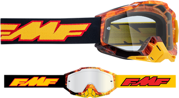 FMF PowerBomb Goggles - Spark - Clear F-50036-00005