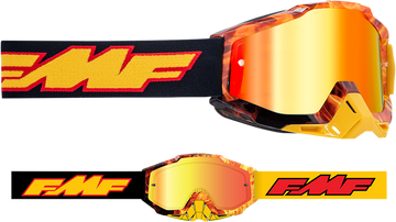 FMF PowerBomb Goggles - Spark - Red Mirror F-50037-00005