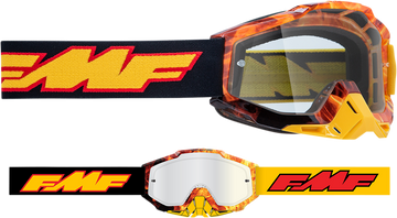 FMF Youth PowerBomb Goggles - Spark - Clear F-50047-00004