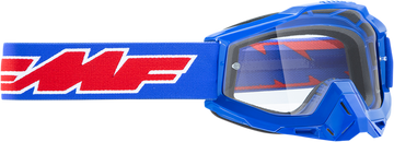 FMF PowerBomb Goggles - Rocket - Blue - Clear F-50036-00002