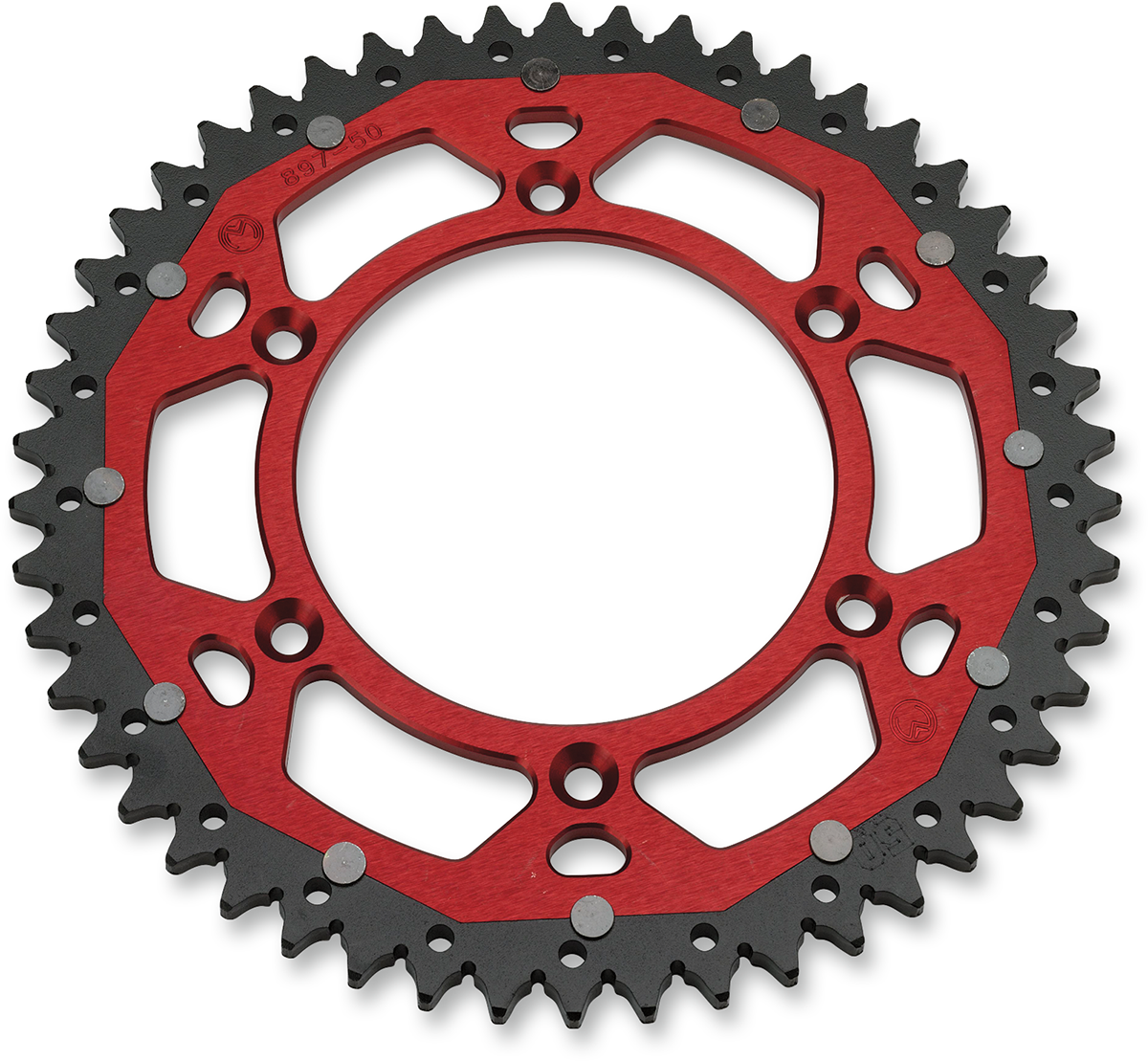 MOOSE RACING Dual Sprocket - Red - 48 Tooth 1210-210-48-13X by Moose Racing