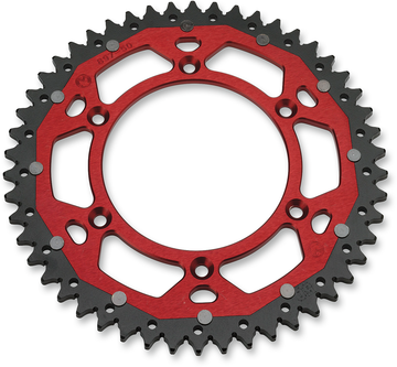 MOOSE RACING Dual Sprocket - Red - 48 Tooth 1210-210-48-13X by Moose Racing