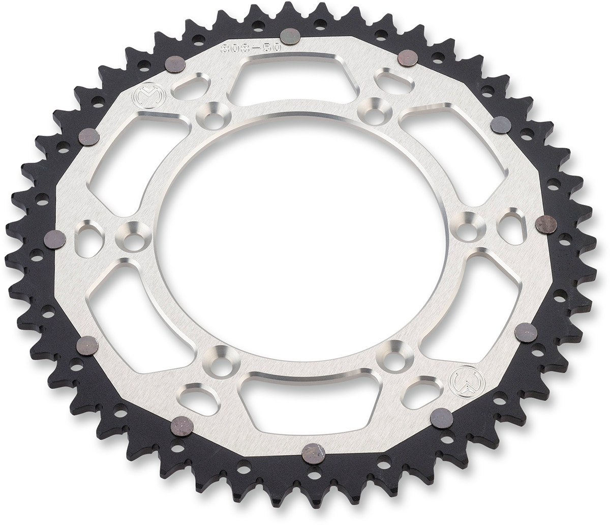 MOOSE RACING Dual Sprocket - Silver - 48 Tooth 1210-210-48-11X by Moose Racing