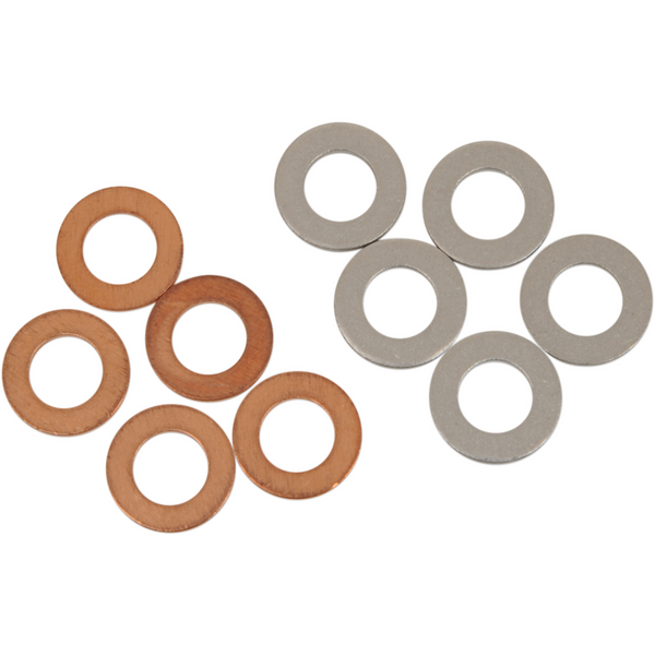CRUSH WASHERS 8X5MM 10/PK 5 ALUMINUM & 5 COPPER