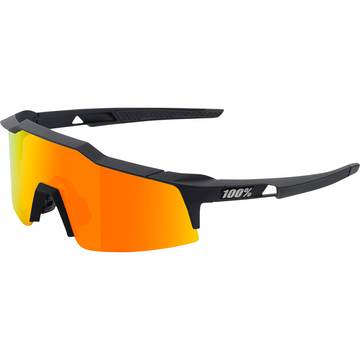 100% Speedcraft SL Sunglasses - Black - Red Mirror 60008-00005