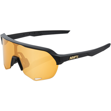 100% S2 Sunglasses - Black - Gold 60006-00003