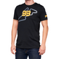 100% BB33 Track T-Shirt - Black - Medium BB-32141-001-11