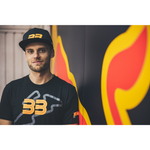 100% BB33 Track T-Shirt - Black - XL BB-32141-001-13