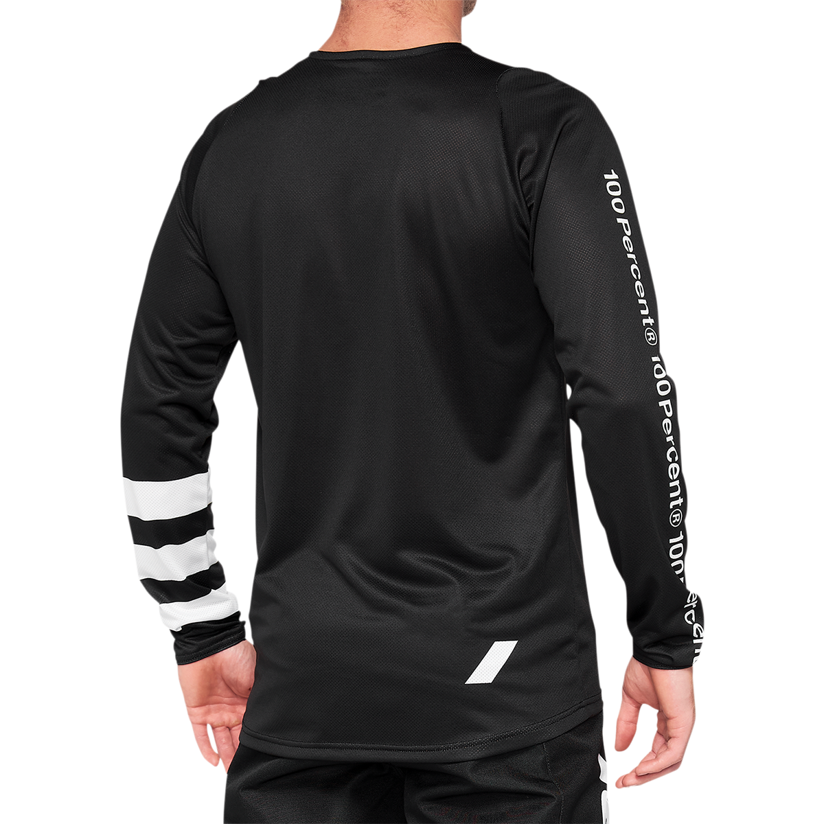 100% R-Core Long-Sleeve Jersey - Black/White - Small 41104-001-10