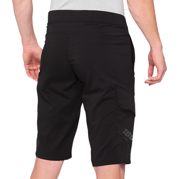 100% Ridecamp Shorts - Black - US 38 40029-00005