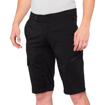 100% Ridecamp Shorts - Black - US 30 40029-00001