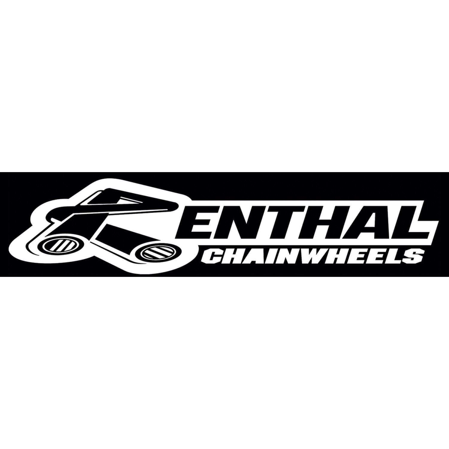 FACTORY EFFEX Renthal Decal - 3 Pack - Black/White 12-94000