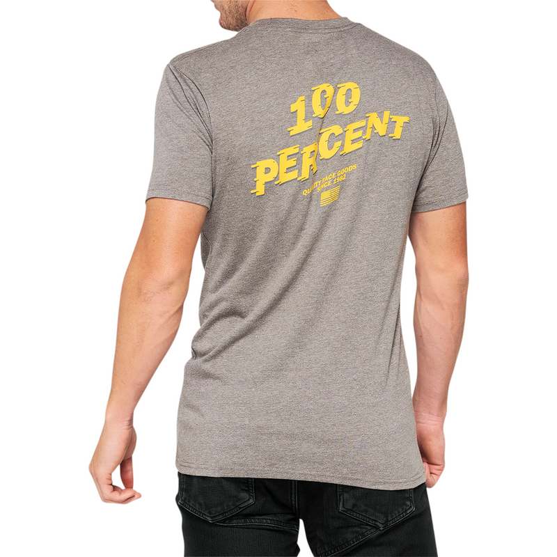 100% Dakota T-Shirt - Heather Gray - Small 32130-188-10