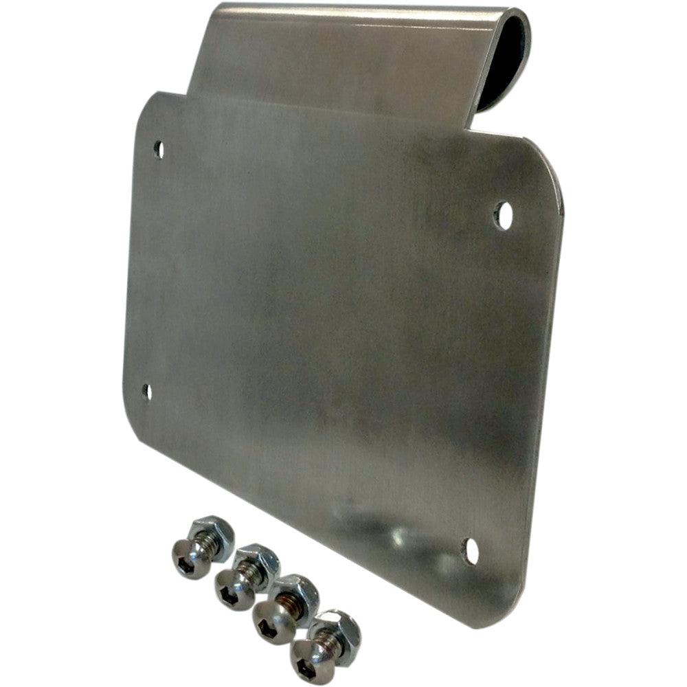 ALLOY ART License Plate Mount - Burnished Aluminum LD-2