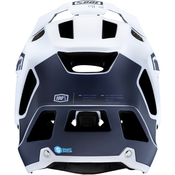 100% Trajecta Helmet - Fidlock - Black/White - XL 80003-00008