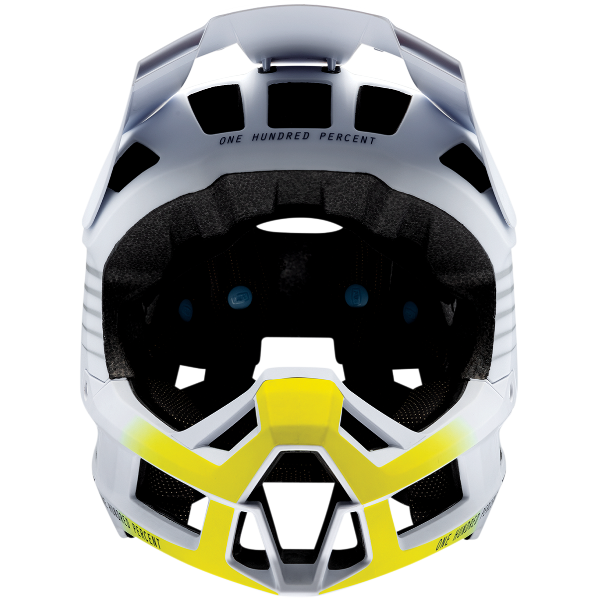 100% Trajecta Helmet - Fidlock - Black/White - Small 80003-00005