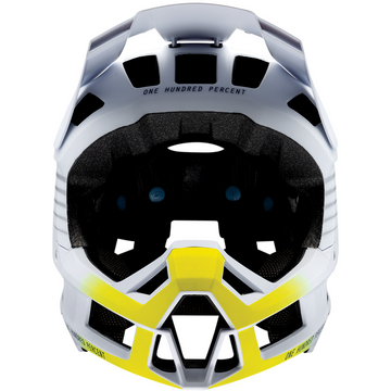 100% Trajecta Helmet - Fidlock - Black/White - Small 80003-00005