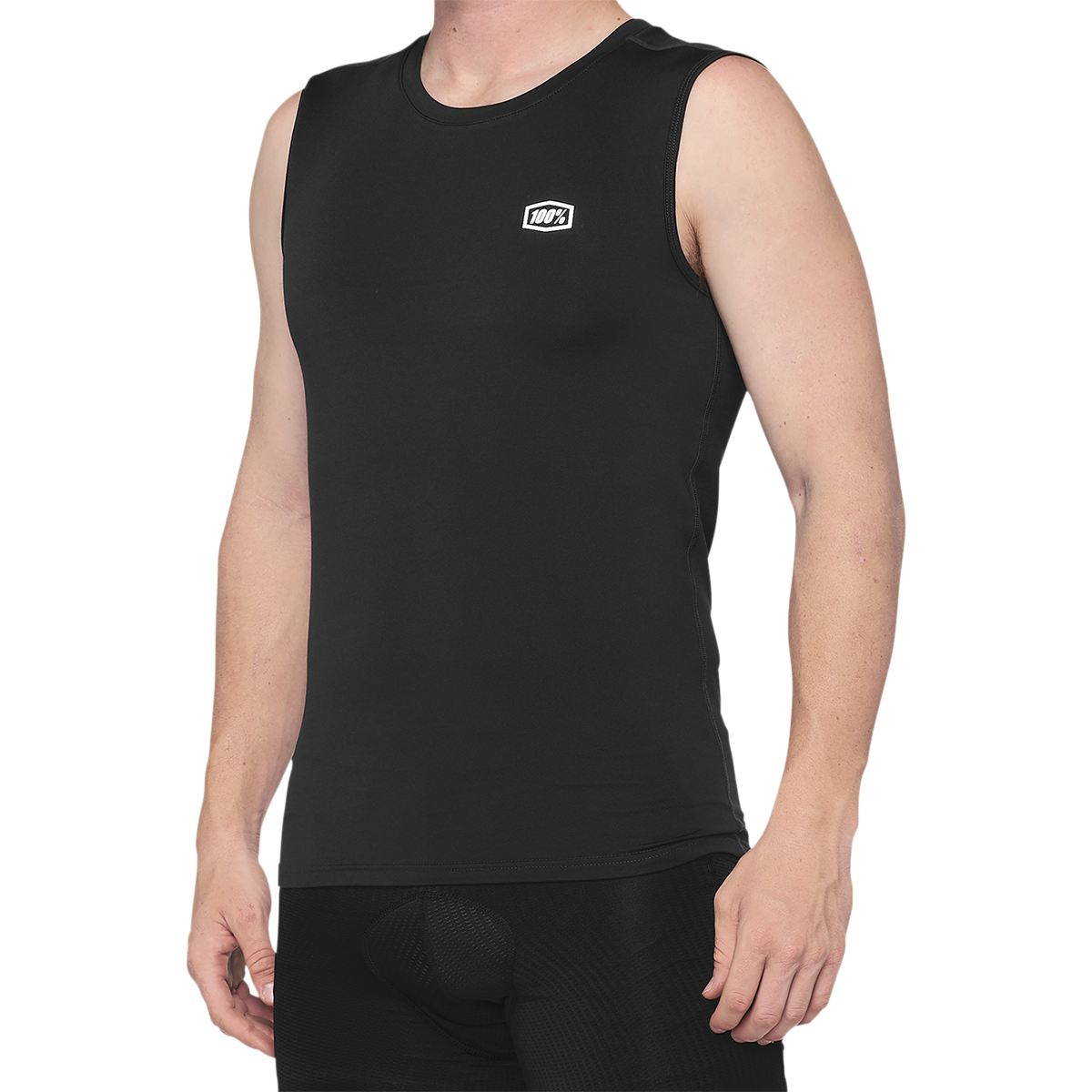 100% Basecamp Sleeveless Shirt - Black - Medium 40046-00001