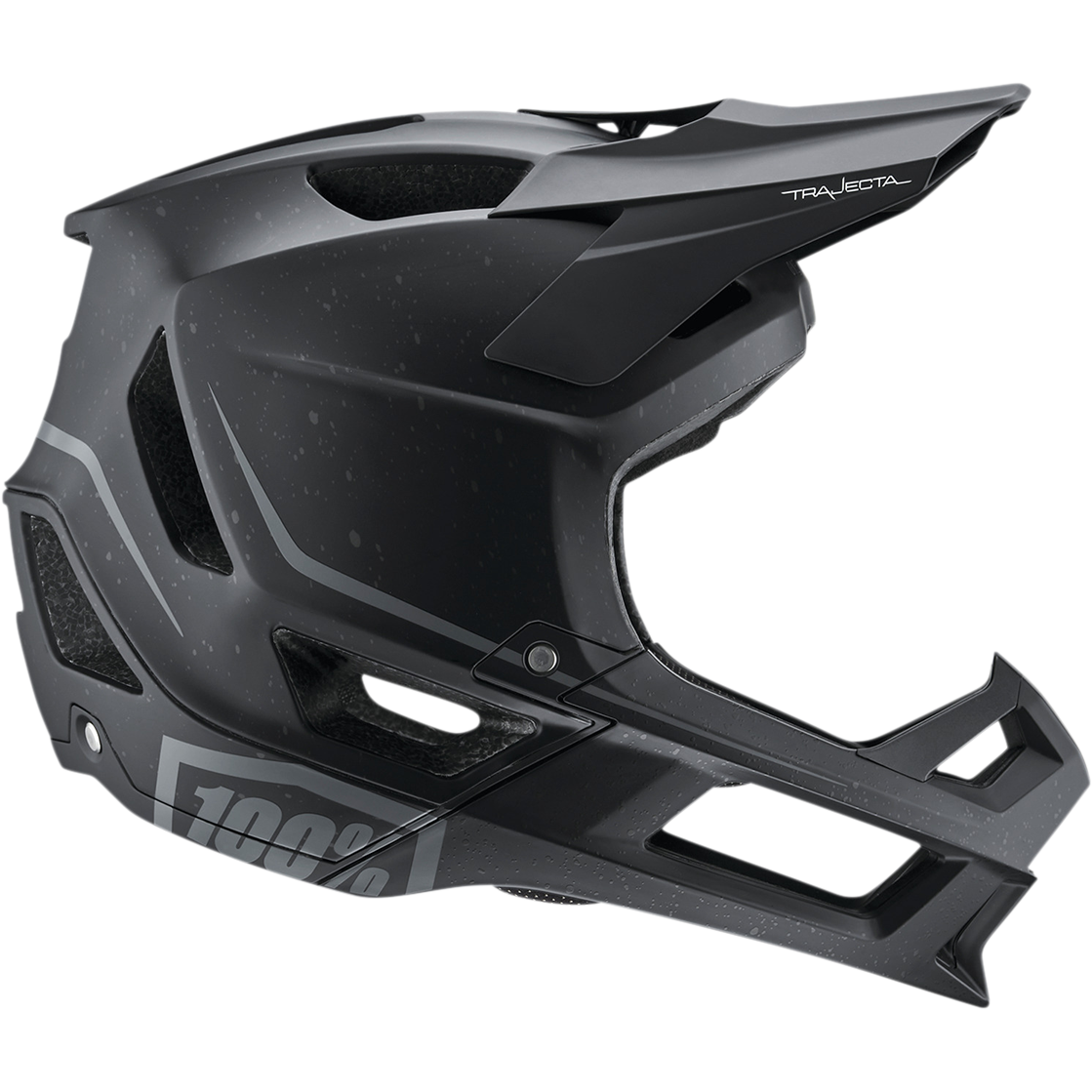 100% Trajecta Helmet - Fidlock - Black - XL 80003-00004