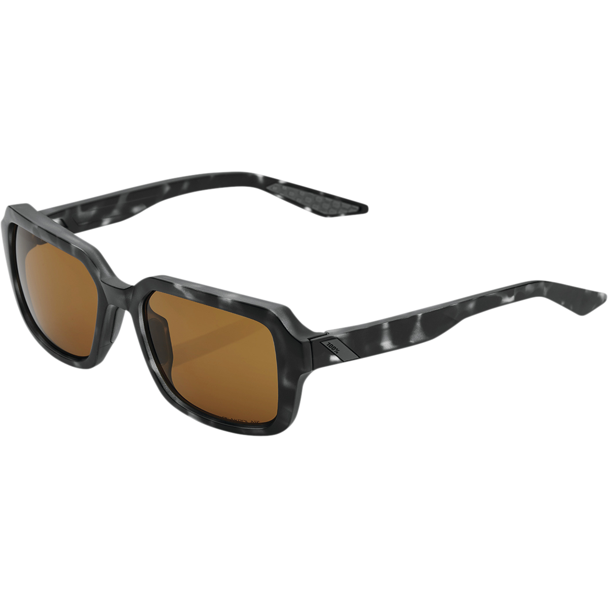 100% Rideley Sunglasses - Black - Bronze 61044-702-01