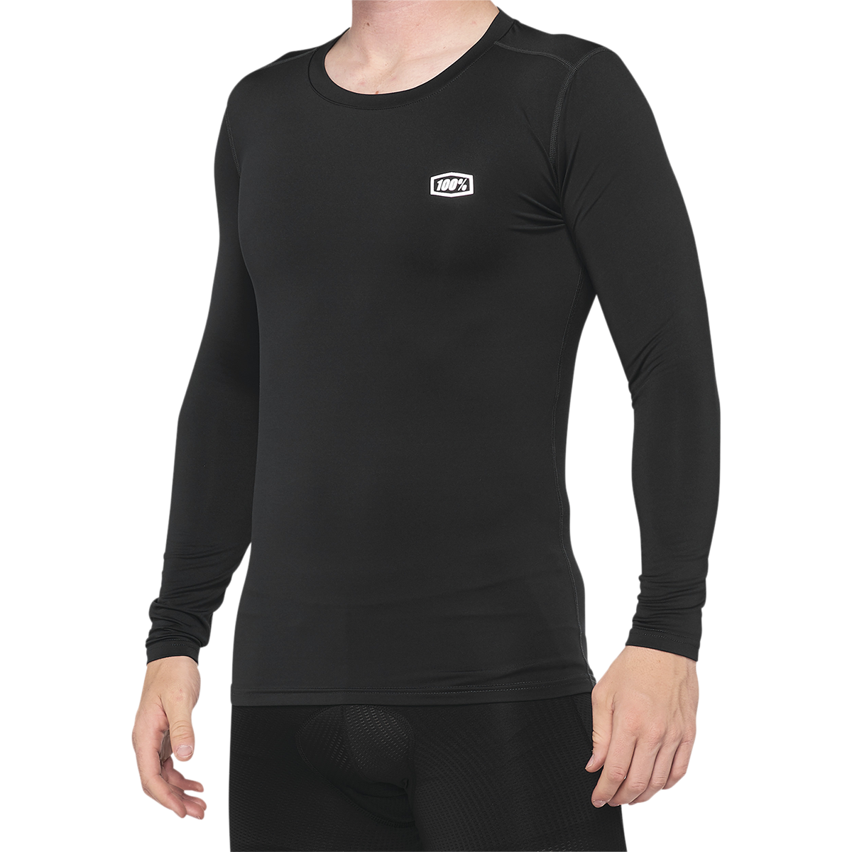 100% Basecamp Jersey - Long-Sleeve - Black - Large 40045-00002