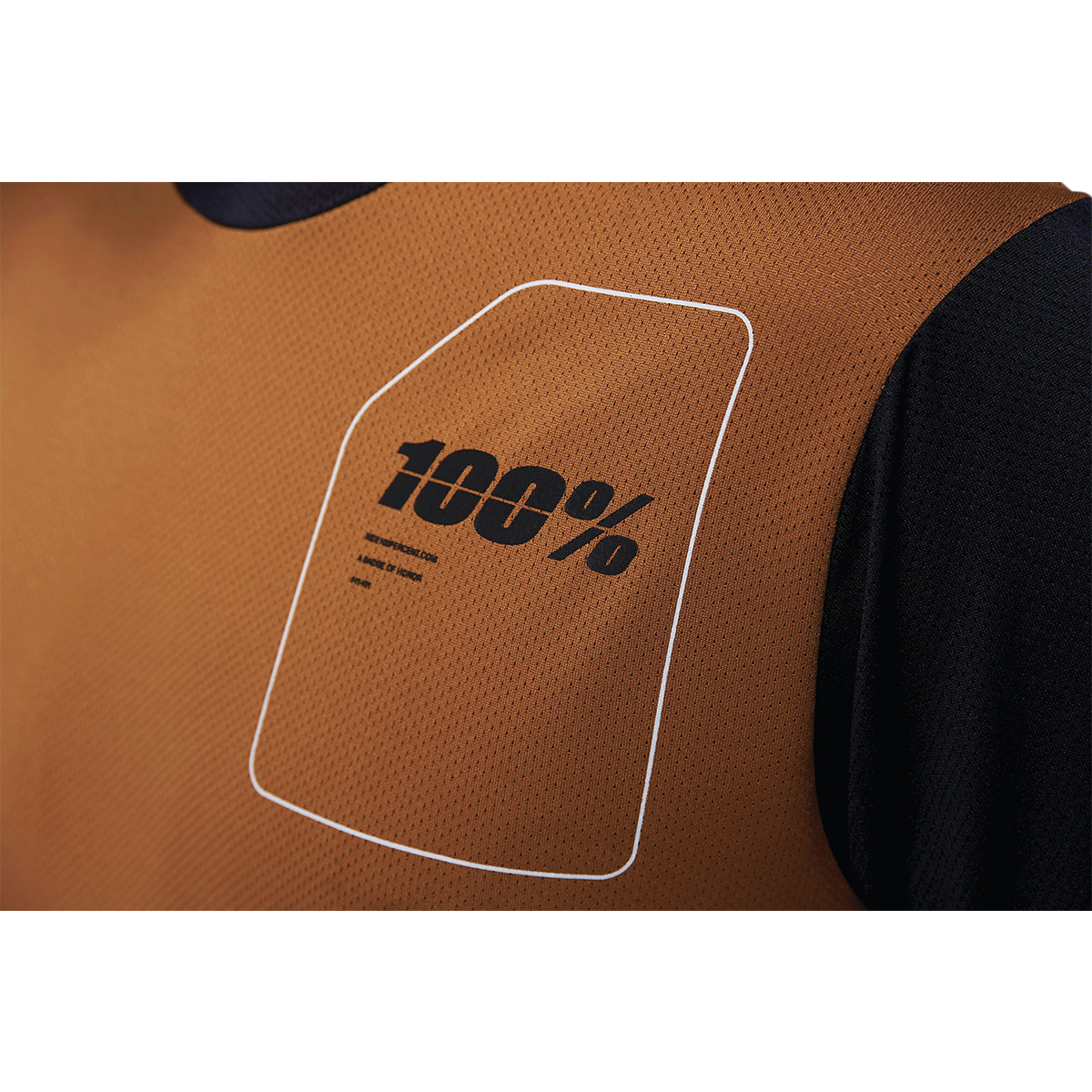 100% Ridecamp Jersey - Terracotta/Black - Small 40027-00015