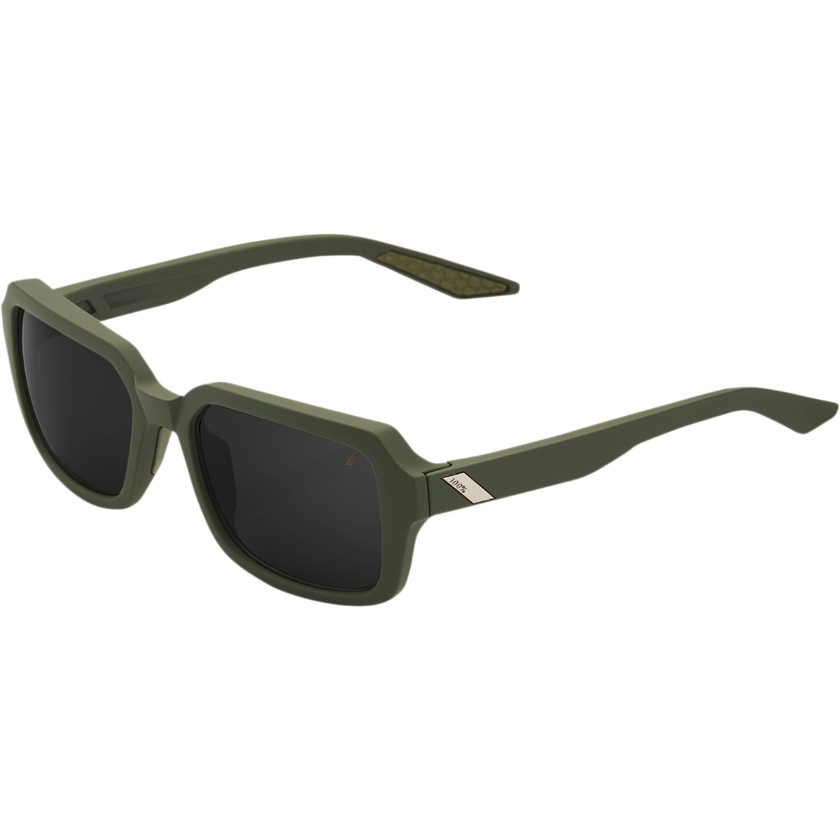 100% Rideley Sunglasses - Green - Black 61044-265-01