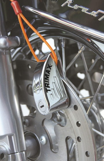 TRIMAX Alarm Disc Lock - 7 mm Pin - Chrome TAL88